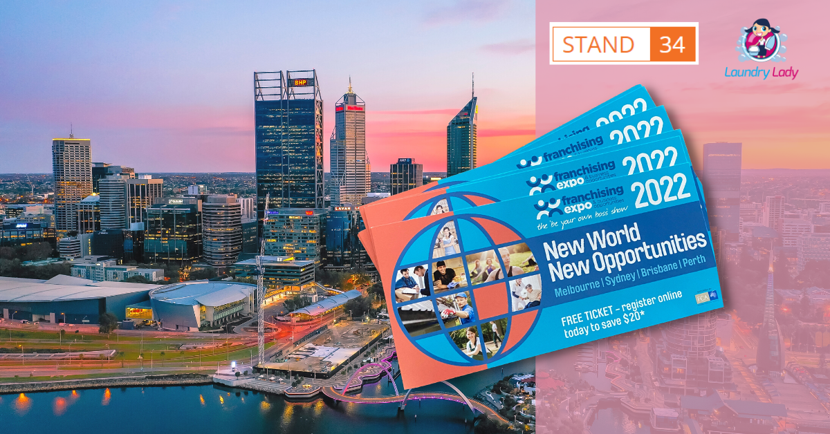 FREE tickets for Perth Franchising Expo: WFH opportunities now available with The Laundry Lady